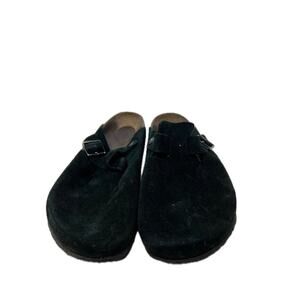 Birkenstock Boston Soft Footbed Black Clogs Mens 10.5